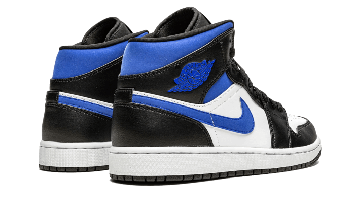 Air Jordan Air Jordan 1 Mid White Black Royal - 554725-140 / 554724-140