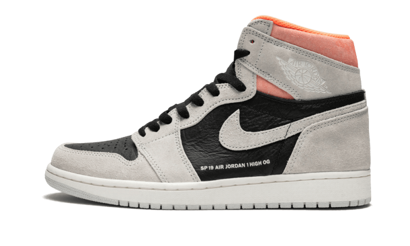 Air Jordan Air Jordan 1 Retro High Neutral Grey Hyper Crimson - 555088-018