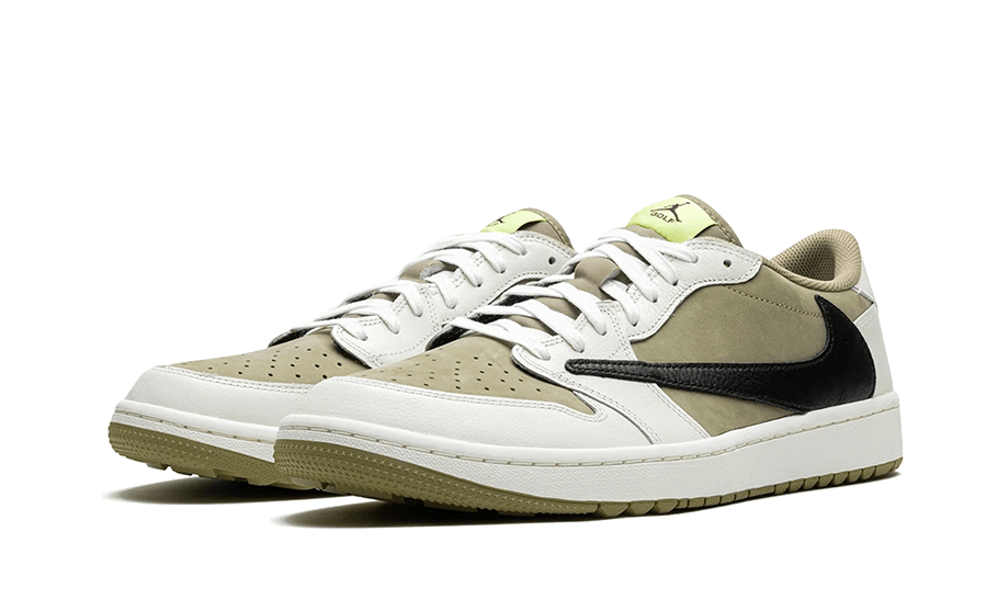 Air Jordan Air Jordan 1 Retro Low Golf Travis Scott Neutral Olive - FZ3124-200