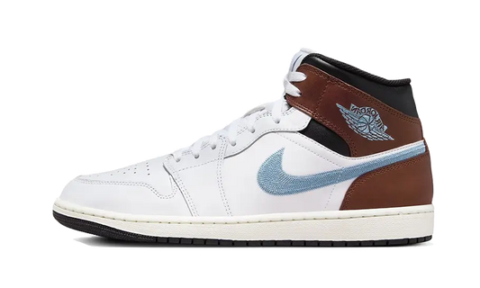 Air Jordan Air Jordan 1 Retro Mid SE Brown Blue Grey - FQ8162-142 / FQ7831-142