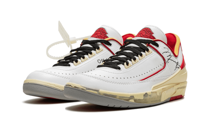 Air Jordan Air Jordan 2 Retro Low SP Off-White White Red - DJ4375-106