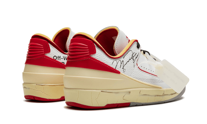 Air Jordan Air Jordan 2 Retro Low SP Off-White White Red - DJ4375-106