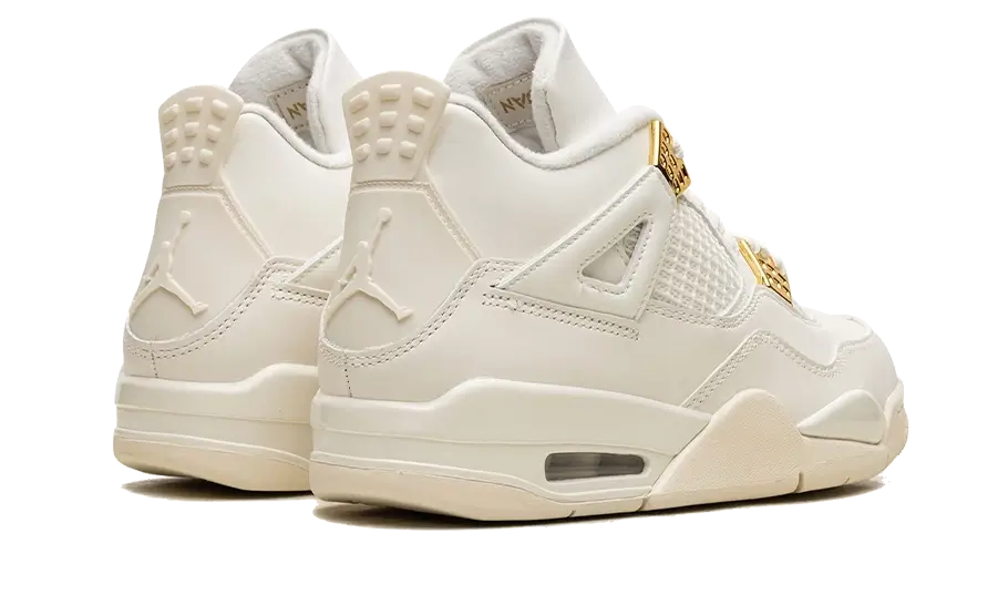 Air Jordan Air Jordan 4 Sail Metallic Gold - AQ9129-170