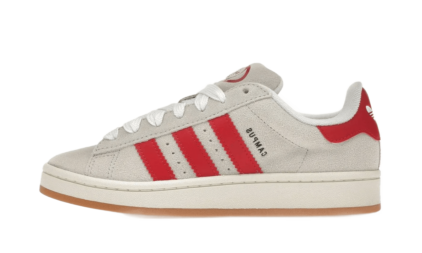 Adidas Campus 00s Crystal White Better Scarlet  - GY0037