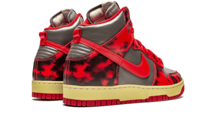 Nike Nike Dunk High 1985 Red Acid Wash - DD9404-600