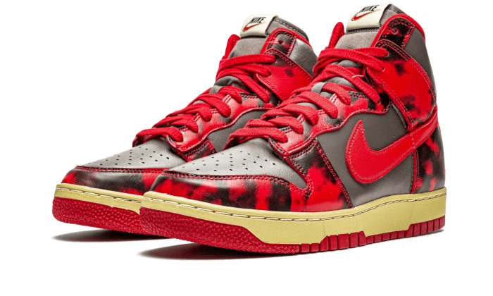 Nike Nike Dunk High 1985 Red Acid Wash - DD9404-600