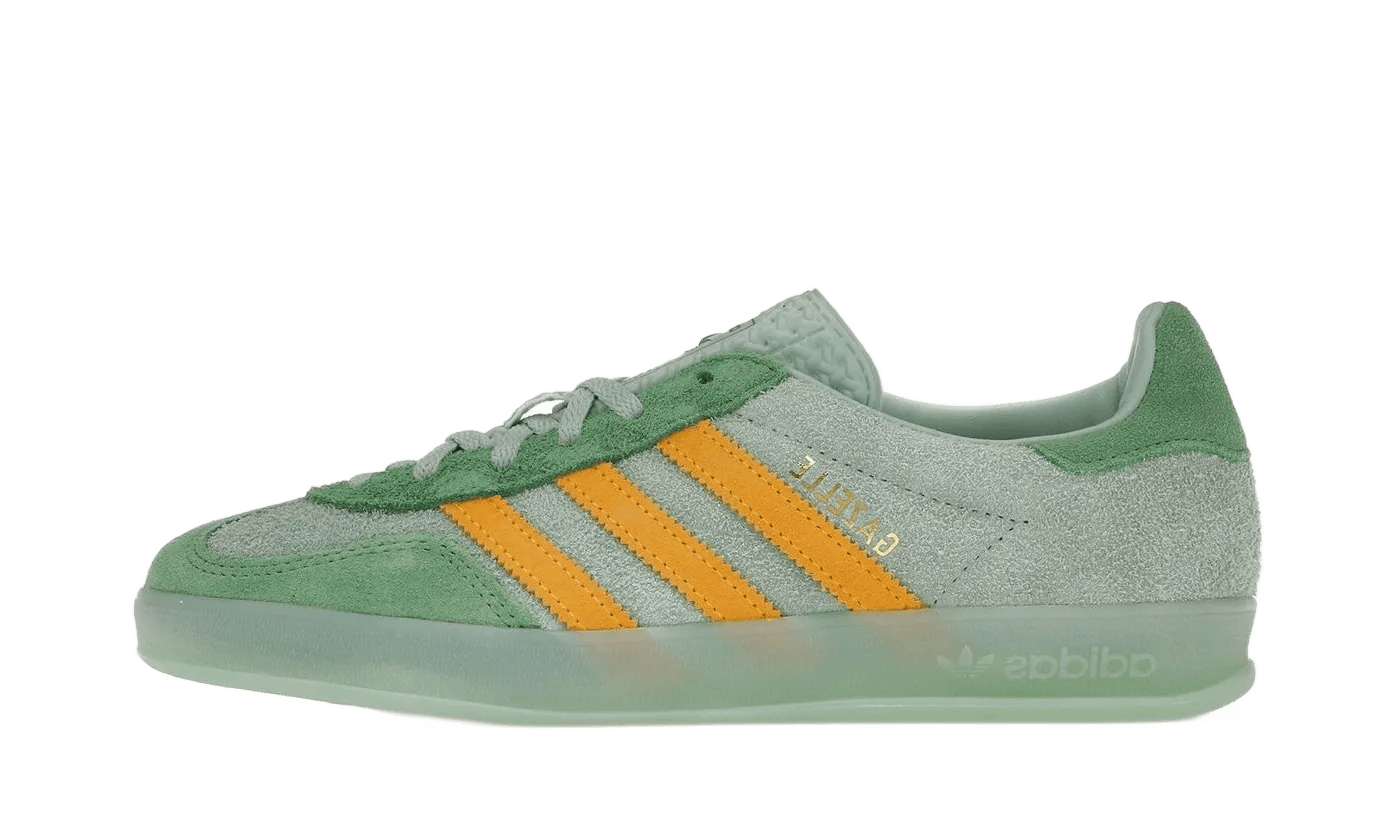 Adidas Gazelle Indoor Hazy Green Crew Yellow - IG6783