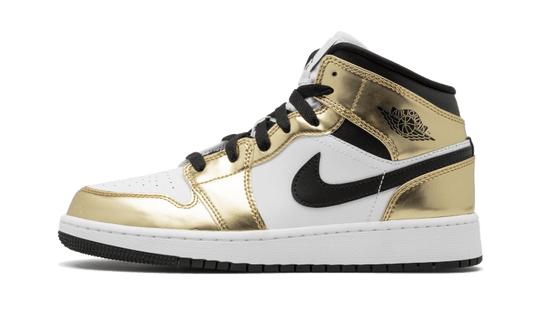 Air Jordan Air Jordan 1 Mid White Metallic Gold - DC1419-700 / DC1420-700