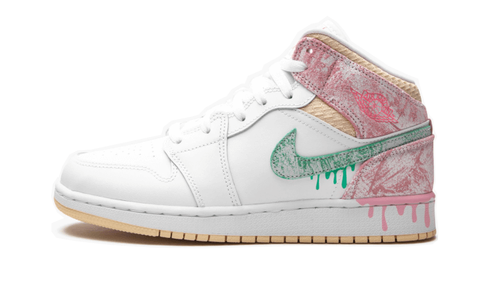 Air Jordan Air Jordan 1 Mid SE Paint Drip - DD1666-100