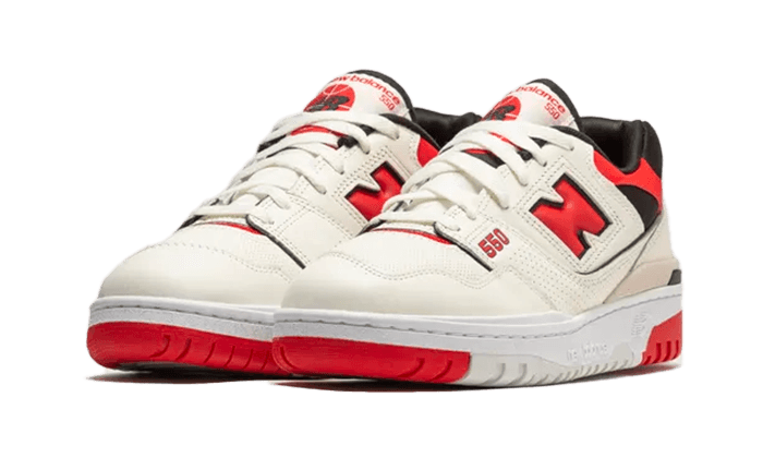 New Balance New Balance 550 Sea Salt True Red - BB550VTB