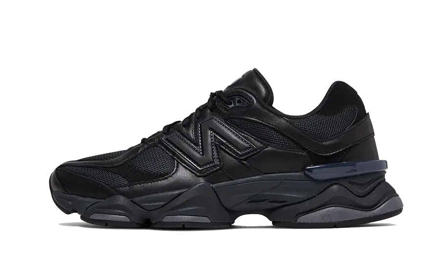 New Balance New Balance 9060 Triple Black Leather - U9060NRI