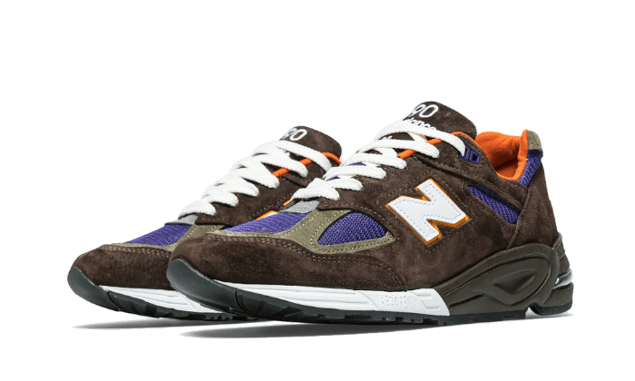 New Balance New Balance 990 V2 Made In Usa Brown Purple - M990BR2