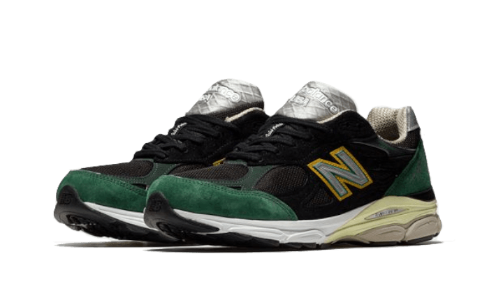 New Balance New Balance 990 V3 Black Green Yellow - M990CP3