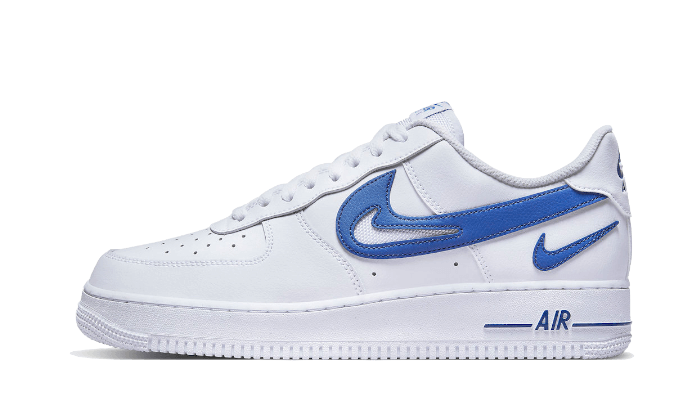 Nike Nike Air Force 1 Low '07 FM Cut Out Swoosh White Game Royal - DR0143-100