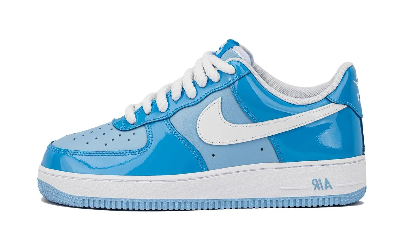 Nike Air Force 1 Low '07 LV8 Phychic Blue White Patent - HV9405-400