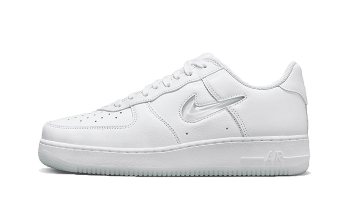 Nike Nike Air Force 1 Low '07 Retro Color of the Month Jewel Swoosh Triple White - FN5924-100