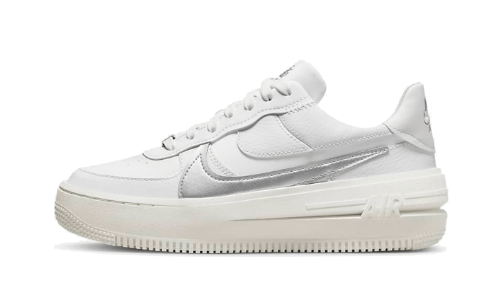 Nike Nike Air Force 1 Low Platform Summit White Metallic Silver - DJ9946-101