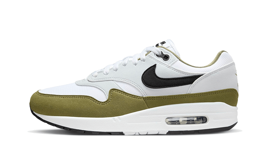 Nike Nike Air Max 1 White Black Medium Olive - FD9082-102