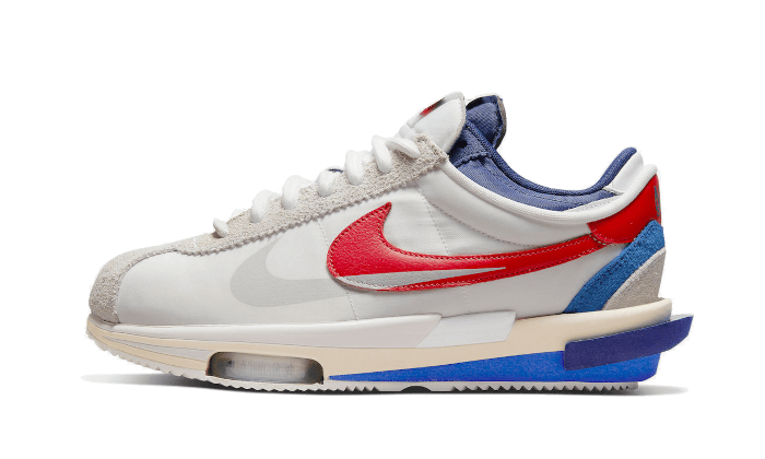 Nike Nike Cortez 4.0 Sacai White University Red Blue - DQ0581-100