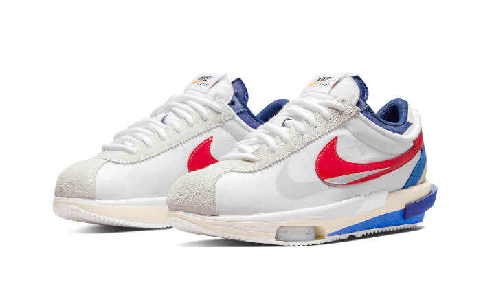 Nike Nike Cortez 4.0 Sacai White University Red Blue - DQ0581-100