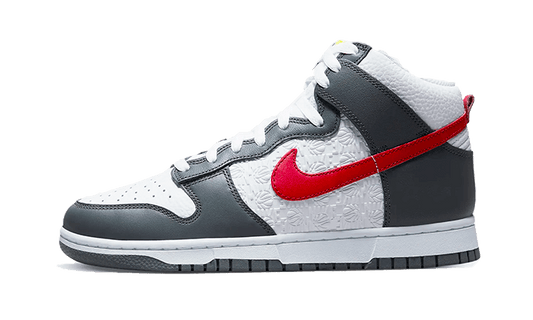 Nike Nike Dunk High Embossed Basketball Grey Red - FD0668-001