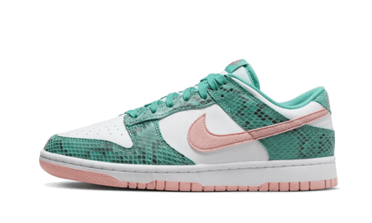 Nike Nike Dunk Low Snakeskin Washed Teal Bleached Coral - DR8577-300