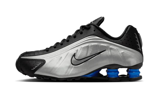 Nike Shox R4 Metallic Silver Black Racer Blue - AR3565-006