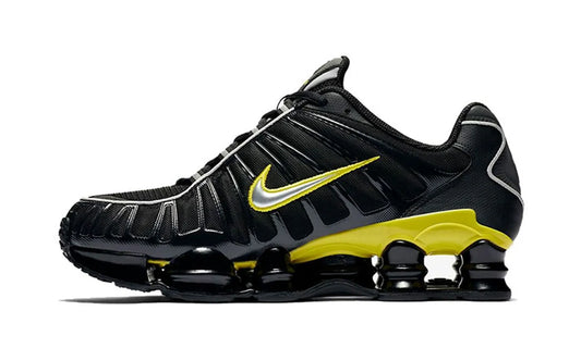 Nike Shox TL Black Dynamic Yellow Metallic Silver - CN0151-002