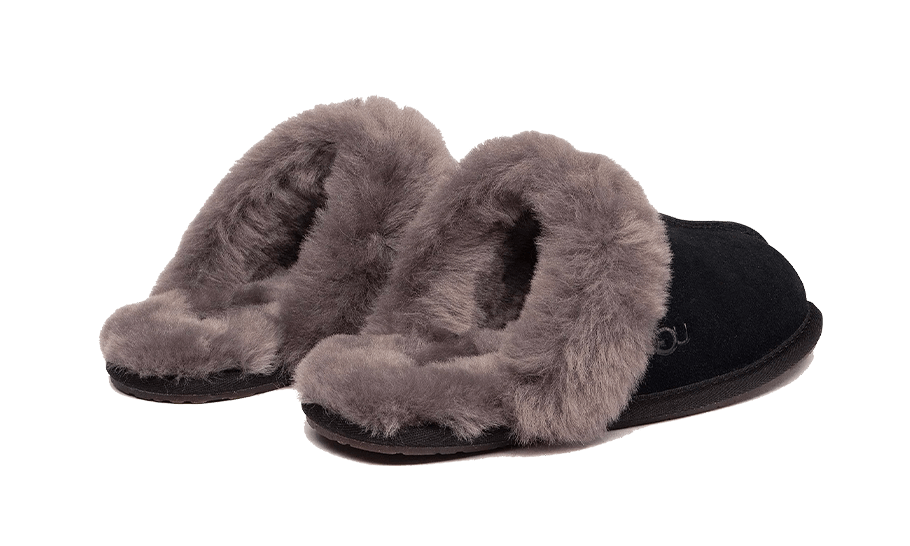 UGG UGG Scuffette II Slipper Black Grey - 1106872-BCGR